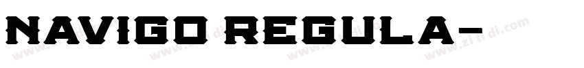 Navigo Regula字体转换